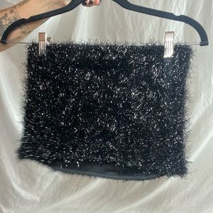 2 piece black skirt set